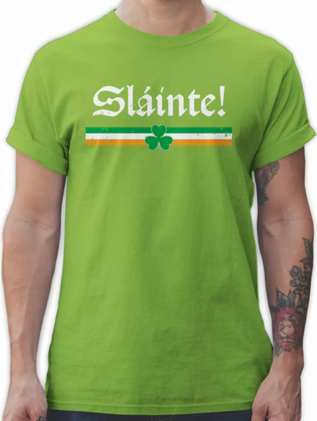 Shirtracer T-Shirt Slàinte Irish - Prost Auf Dein Wohl St. Patricks Day günstig online kaufen