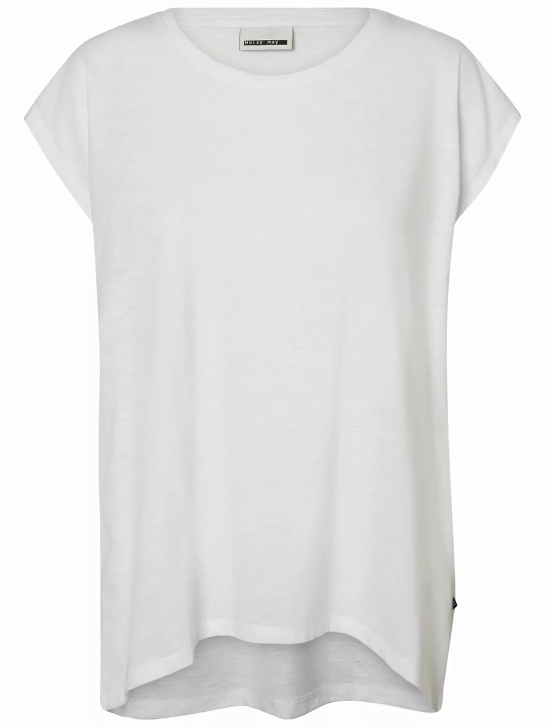 Noisy May Mathilde Loose Long Bg Kurzärmeliges T-shirt M Bright White günstig online kaufen