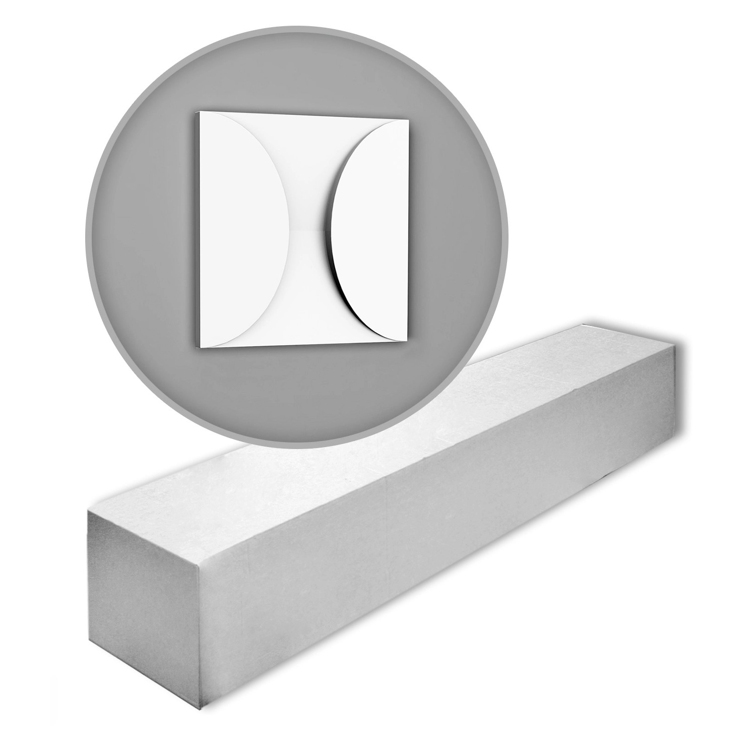 ORAC DECOR W107-Box MODERN 3D Wandpaneele 1 Karton Set mit 5 Zierlementen 0 günstig online kaufen