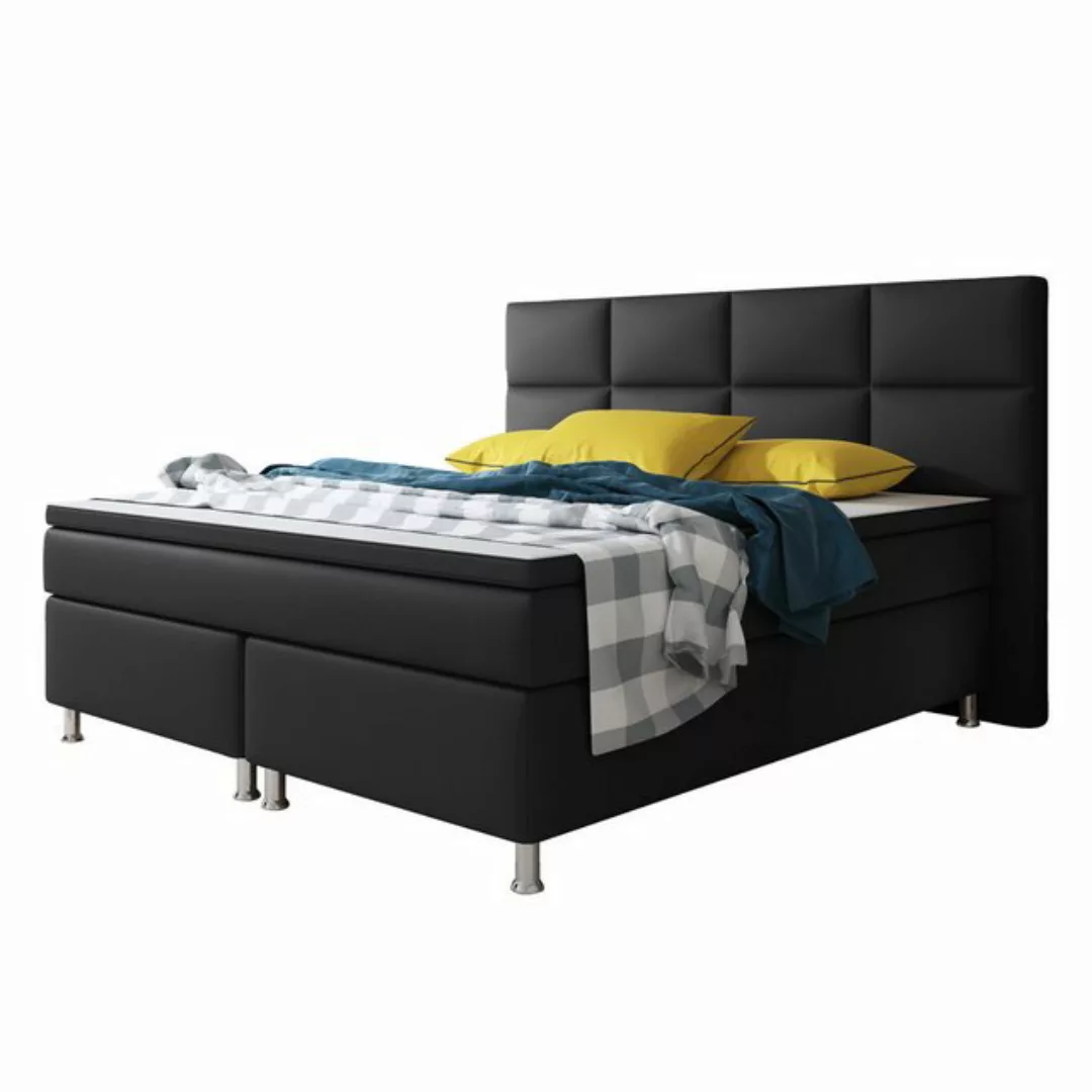 inter Boxspringbett Miami 180x200 cm mit 7-Zonen Taschenfederkern Matratzen günstig online kaufen