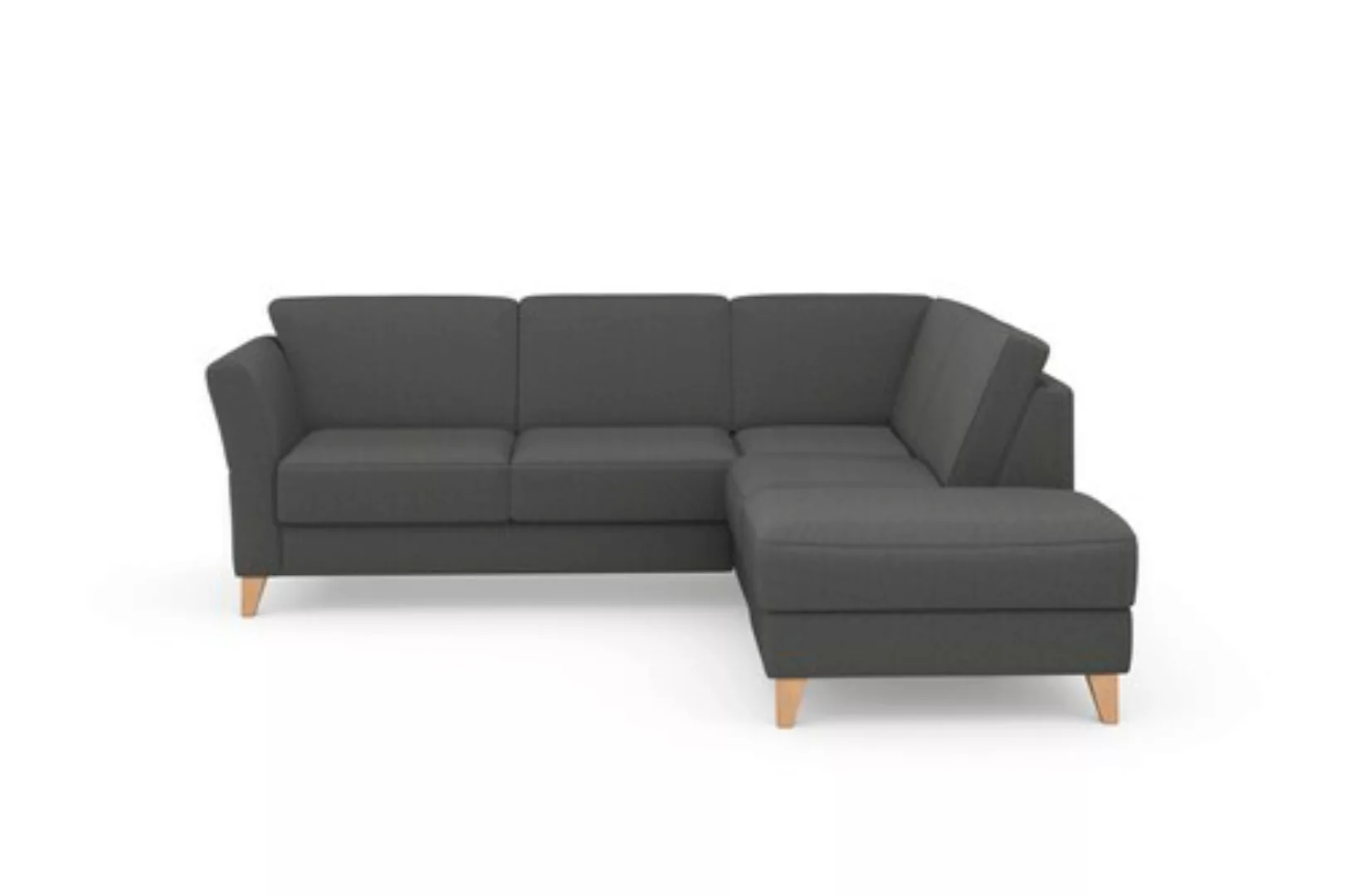 sit&more Ecksofa »Visby L-Form«, Wahlweise mit Bettfunktion und Stauraum, f günstig online kaufen