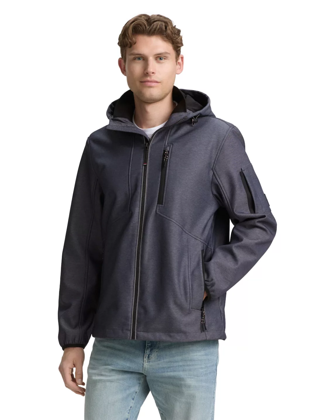 TOM TAILOR Softshelljacke, mit Kapuze, mit Kapuze günstig online kaufen