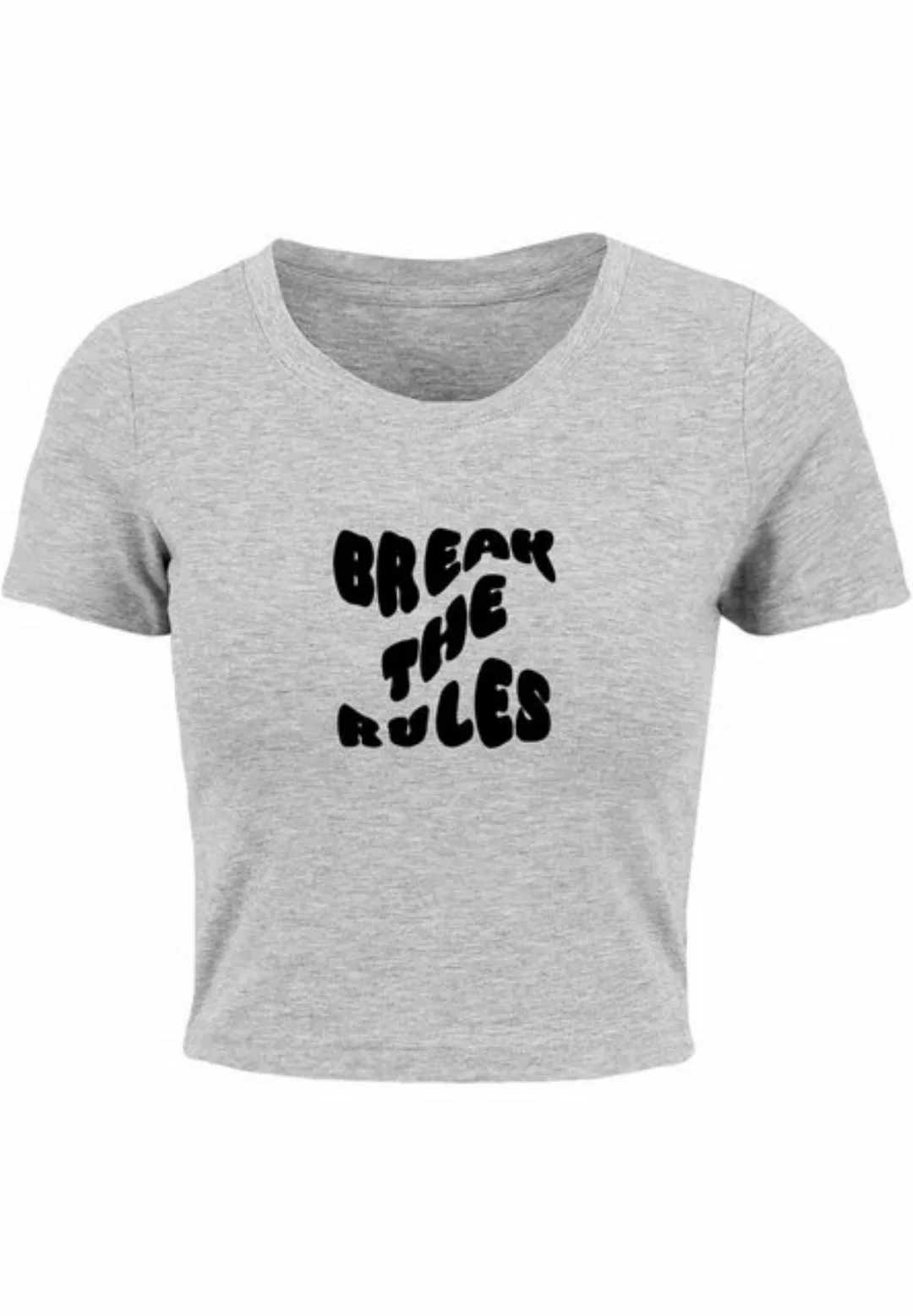 Merchcode T-Shirt Merchcode Damen Ladies Break The Rules Cropped Tee (1-tlg günstig online kaufen