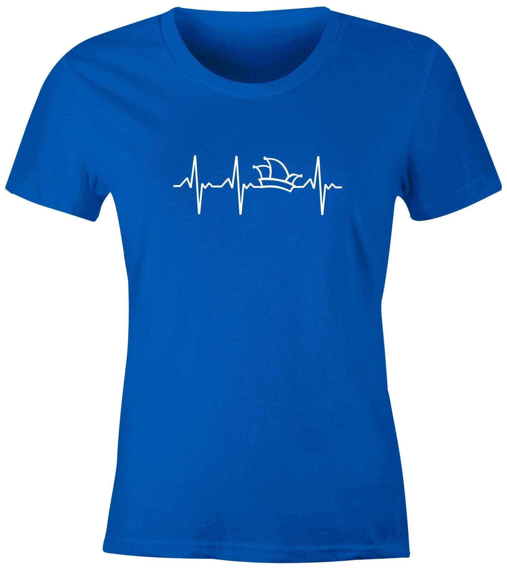MoonWorks Print-Shirt Damen T-Shirt Fasching Karneval günstig online kaufen