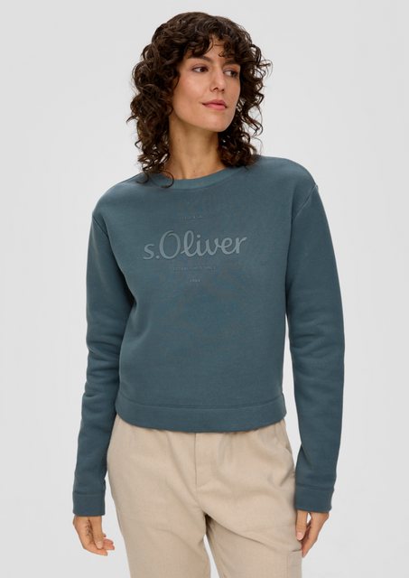 s.Oliver Sweatshirt Sweatshirt mit Logo-Print günstig online kaufen