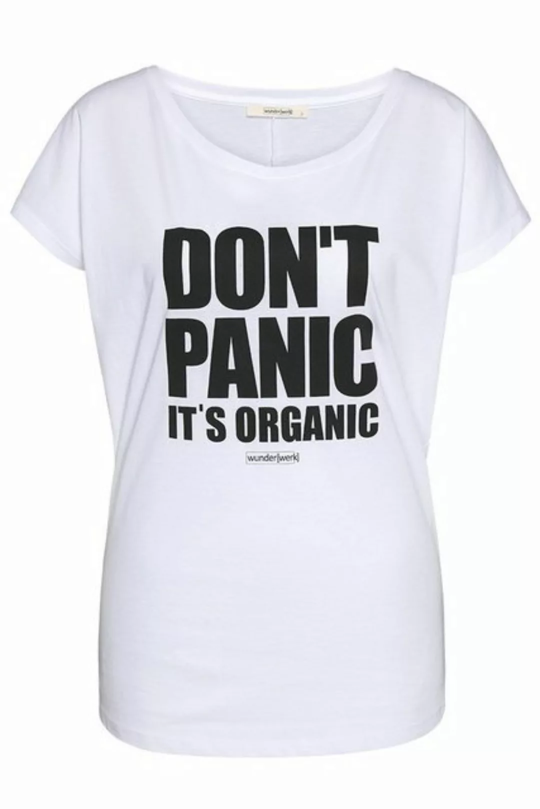 wunderwerk Kurzarmshirt Tee don't panic block günstig online kaufen