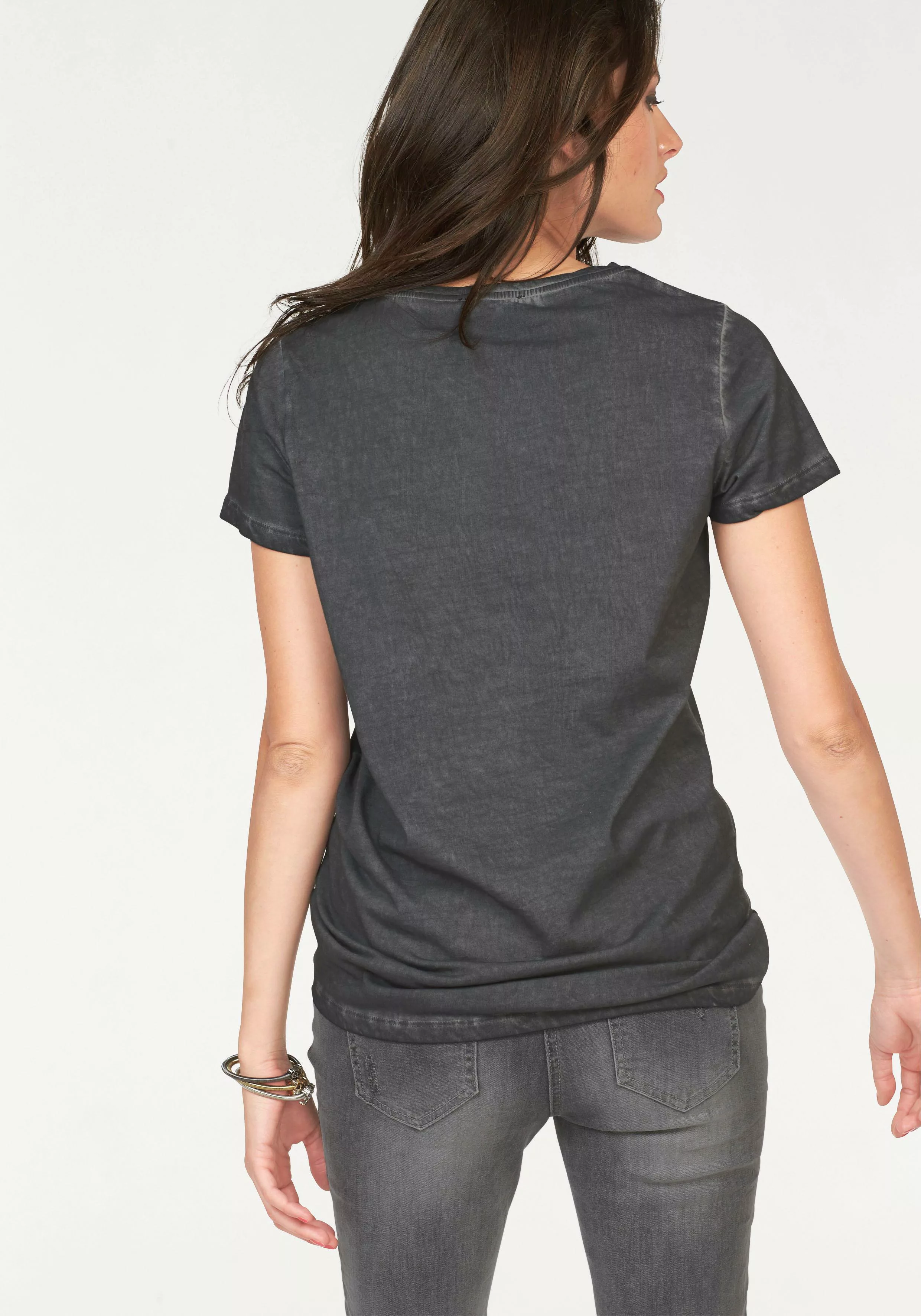 Aniston CASUAL T-Shirt mit Oil dyed-Waschung günstig online kaufen