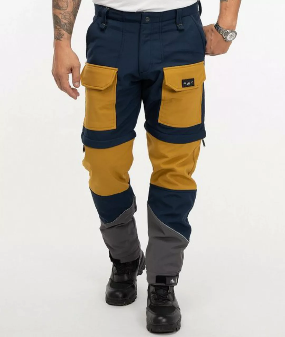 Rock Creek Softshellhose Herren Softshellhose Zipp-Off Hose Shorts H-309 günstig online kaufen