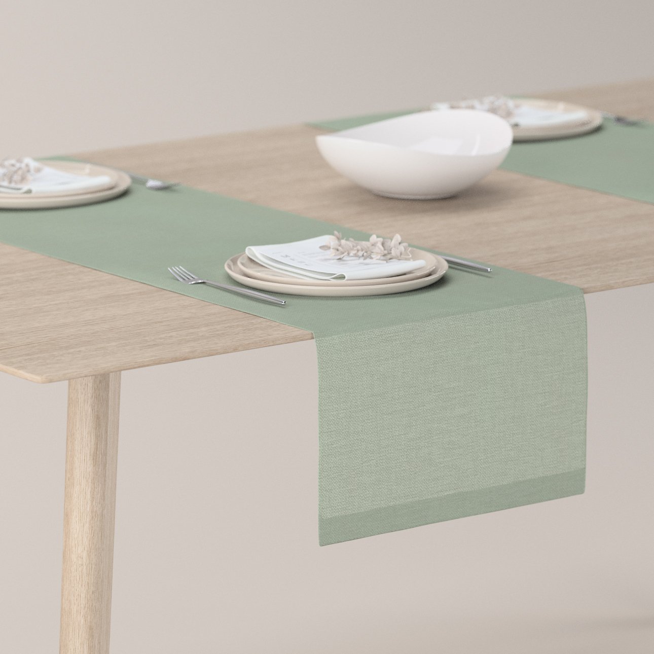 Tischläufer, grün, 40 x 130 cm, Sensual Premium (144-56) günstig online kaufen