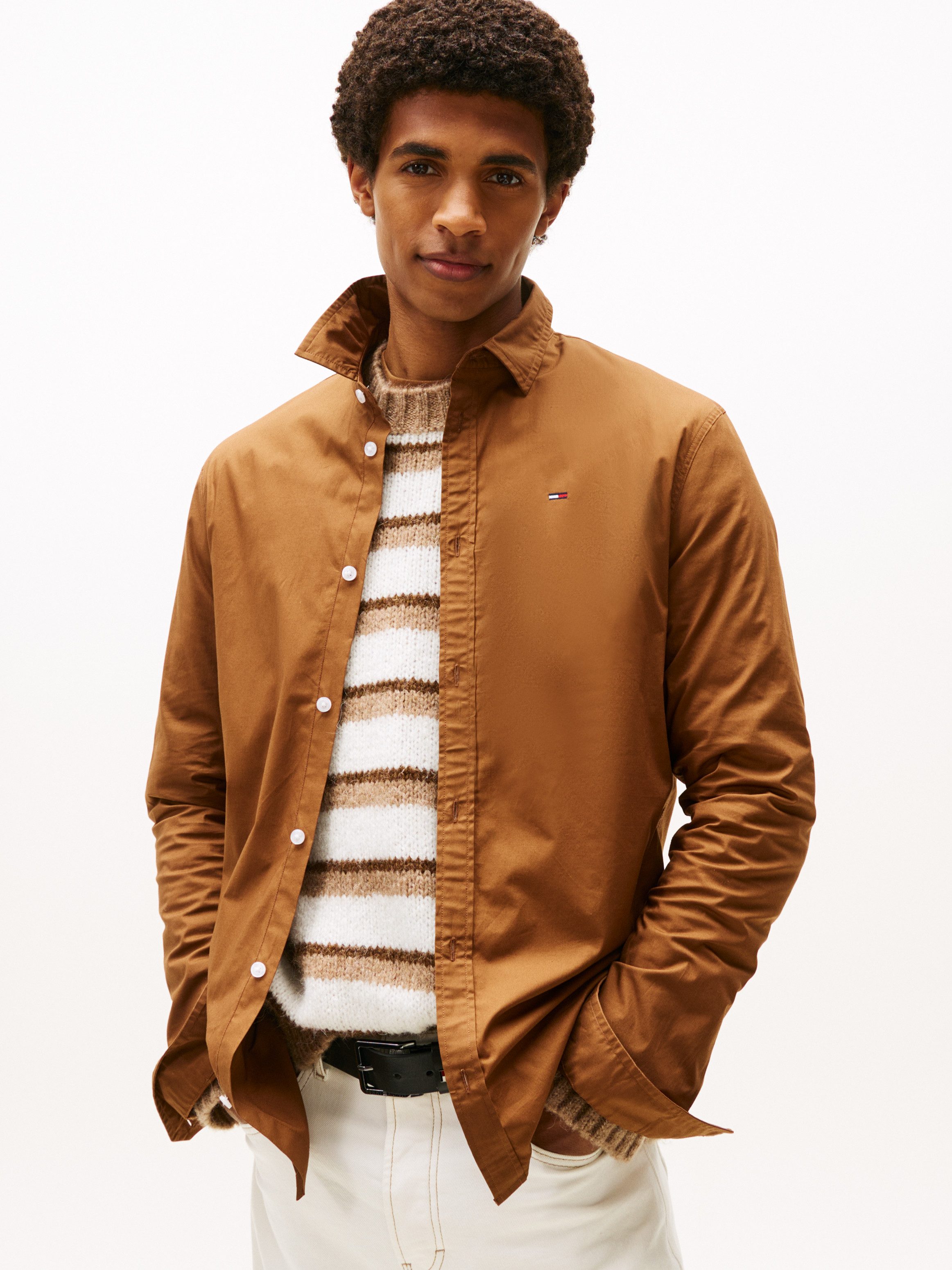 Tommy Jeans Langarmhemd Sabim Stretch Hemd günstig online kaufen