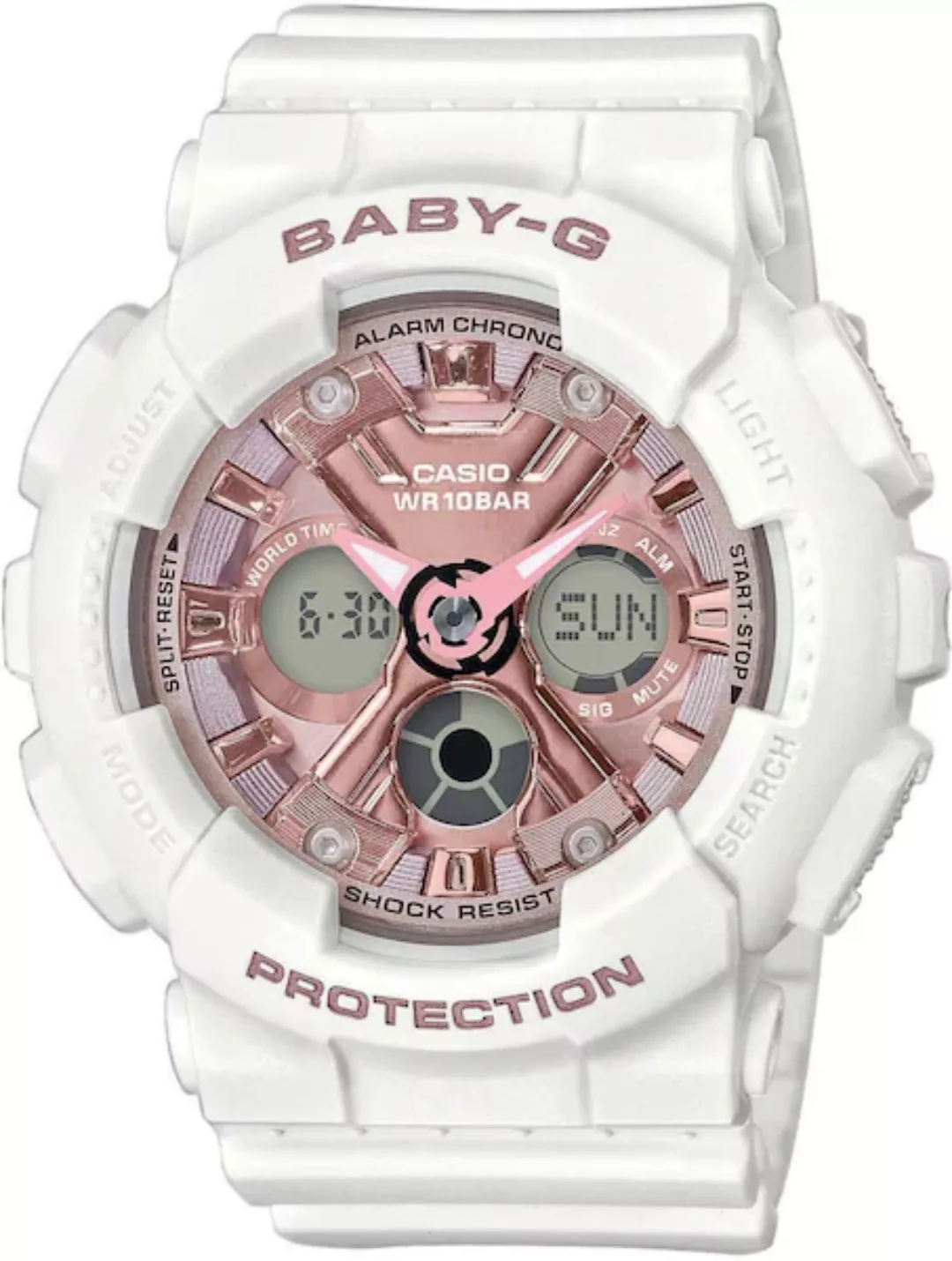 CASIO BABY-G Chronograph »BA-130-7A1ER«, Quarzuhr, Armbanduhr, Damenuhr, di günstig online kaufen