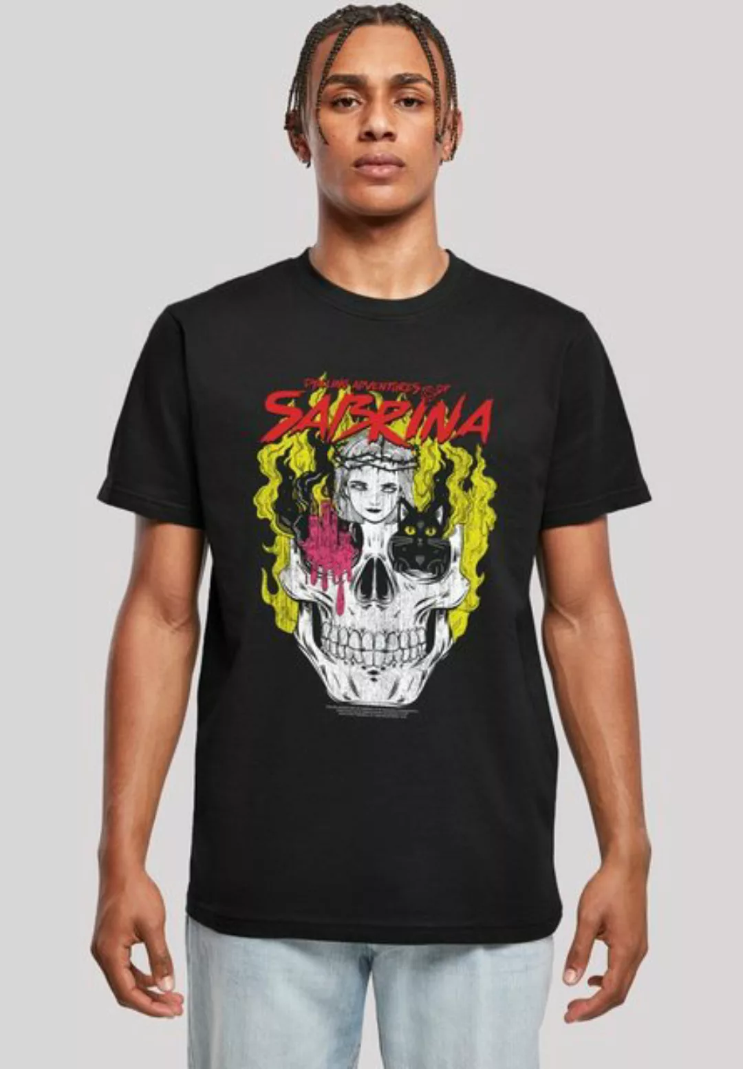 F4NT4STIC T-Shirt Chilling Adventures of Sabrina Boys Skull Herren,Premium günstig online kaufen