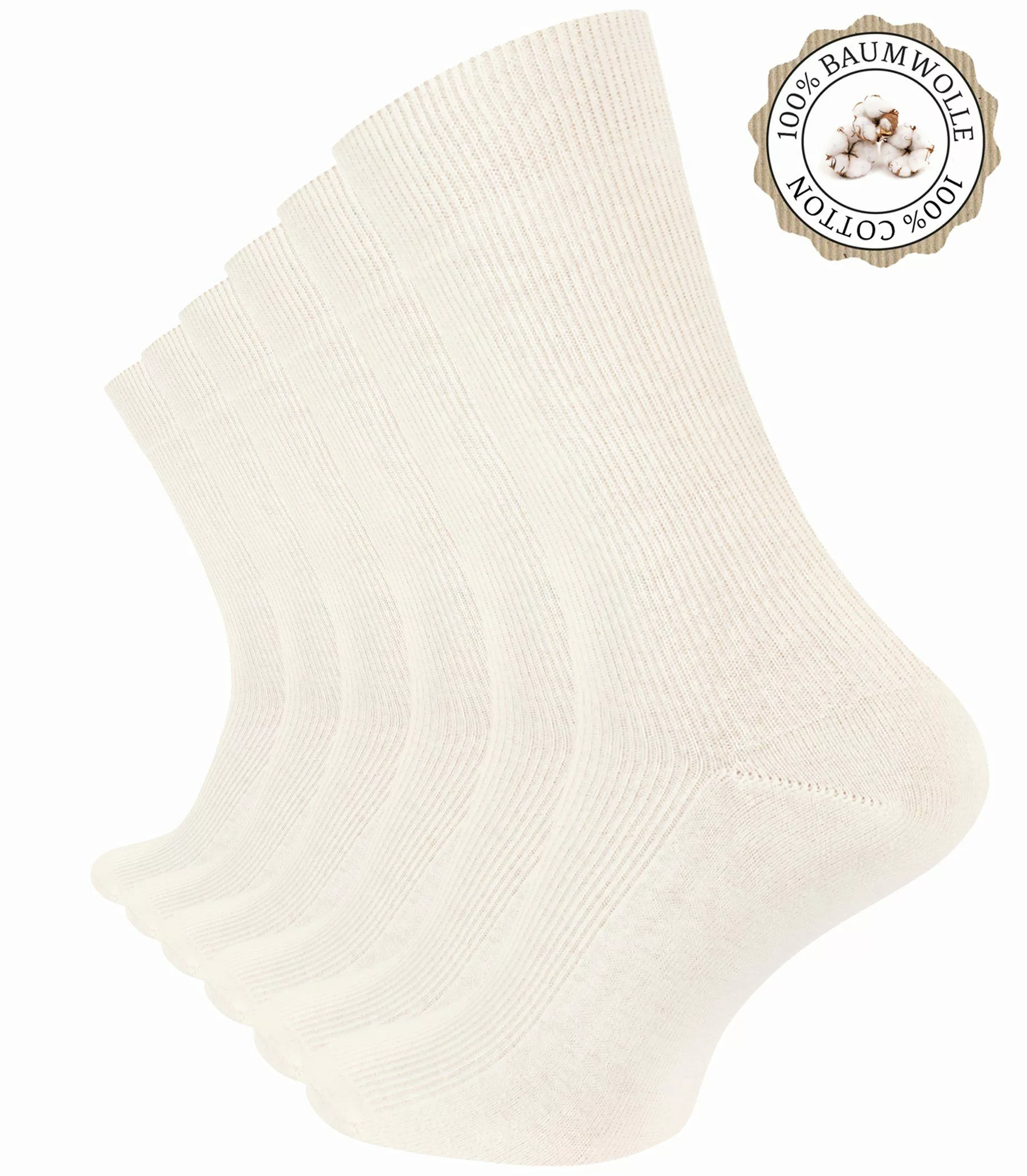Clark Crown® Socken (6-Paar) Handgekettelte Zehennaht günstig online kaufen