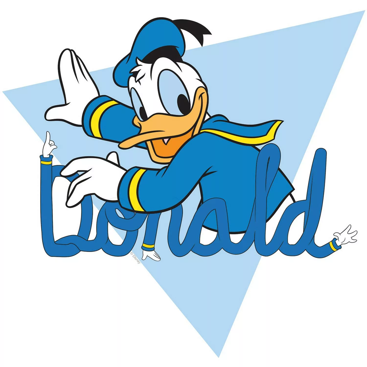 Komar Poster "Donald Duck Triangle", Disney, (1 St.), Kinderzimmer, Schlafz günstig online kaufen