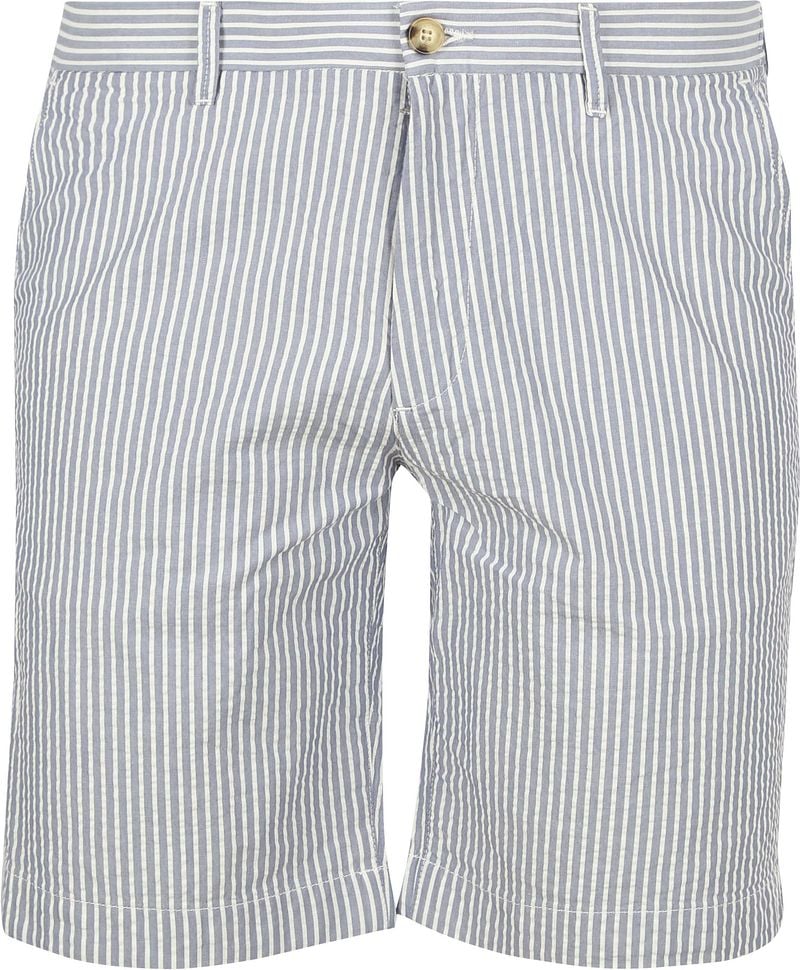 McGregor Shorts Striped Seersucker Medium Blue - Größe 34 günstig online kaufen