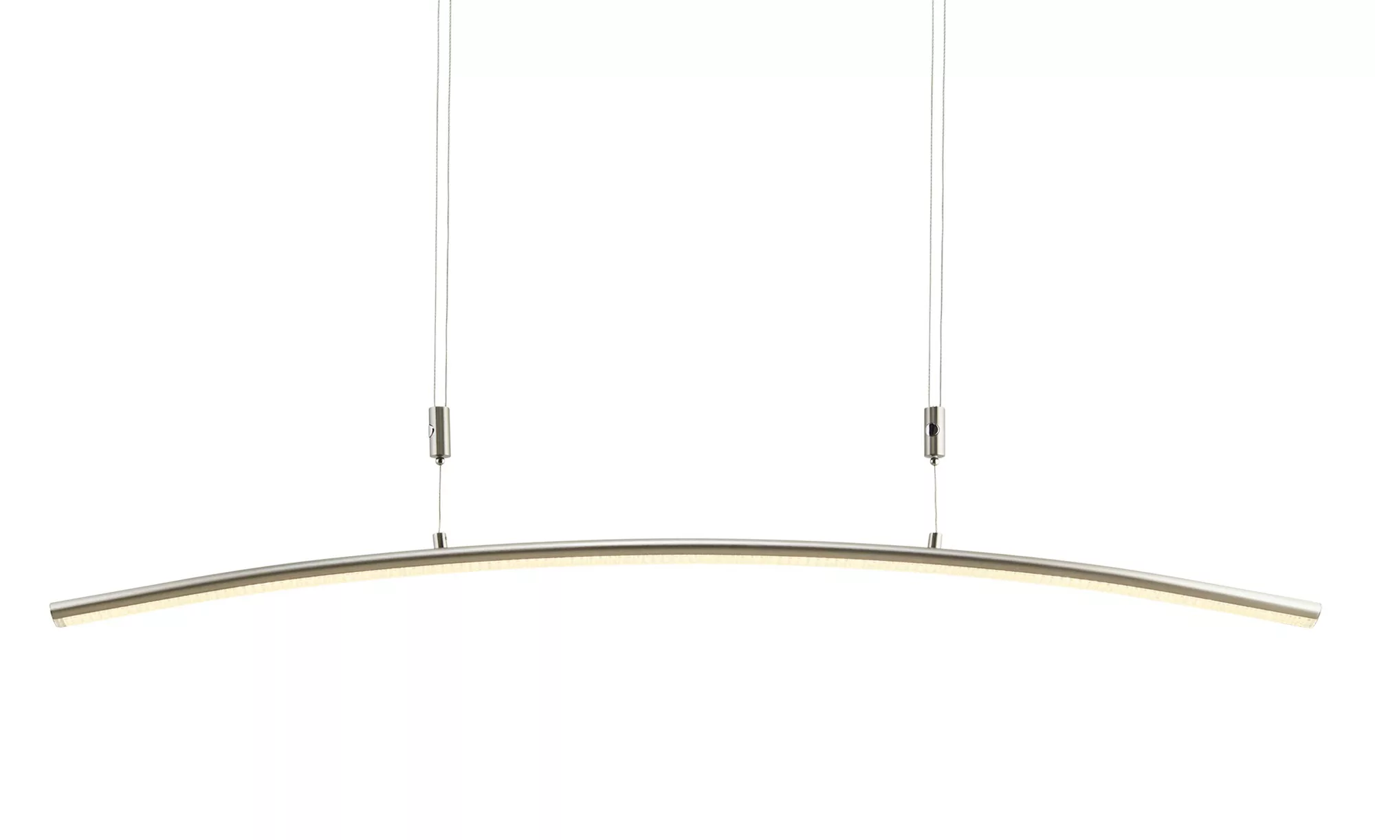 KHG LED-Pendelleuchte, Nickel matt ¦ Maße (cm): B: 115,5 H: 150 T: 5,8 Lamp günstig online kaufen