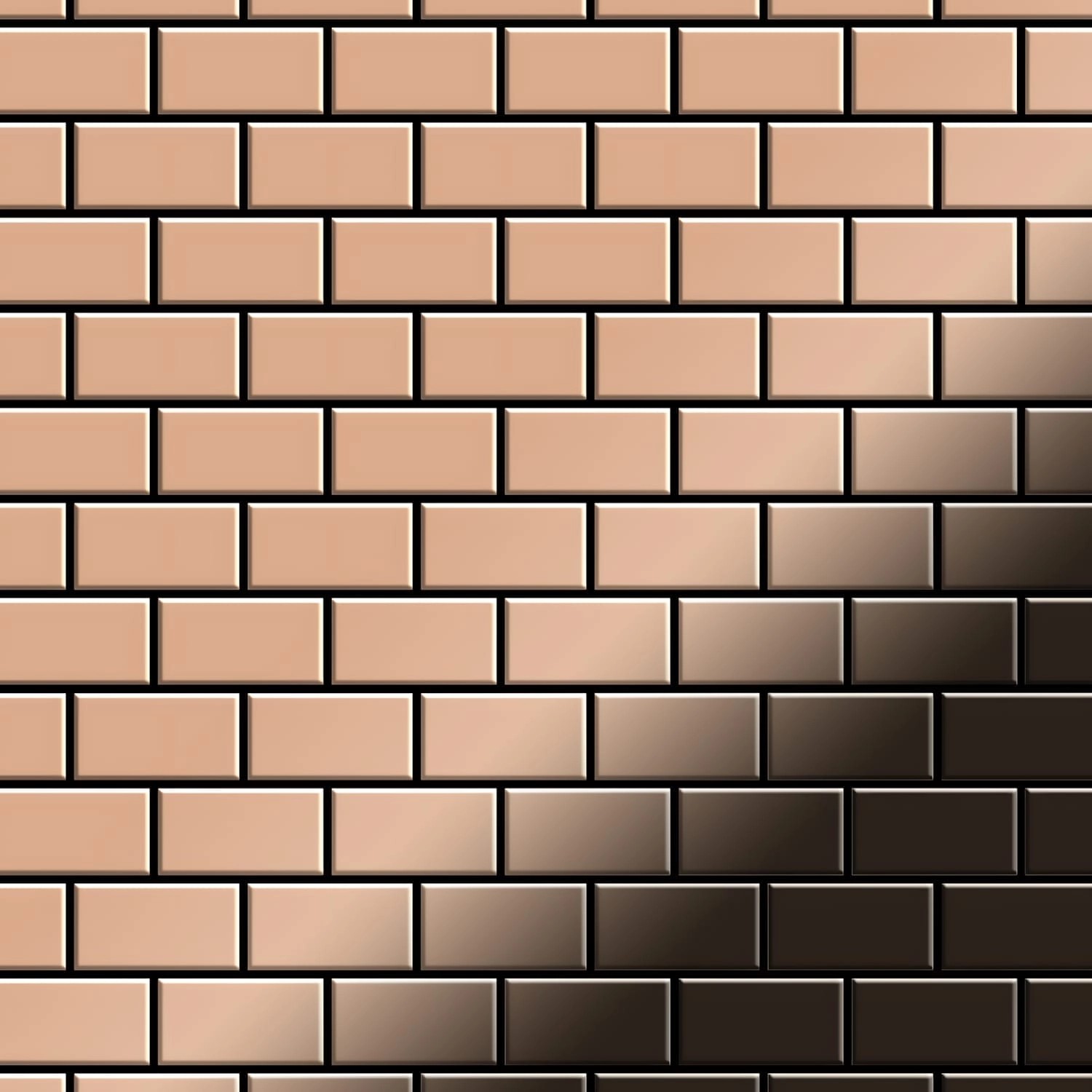 ALLOY Mosaik Fliese Massiv Metall Kupfer Gewalzt Kupfer 1,6mm Stark House-c günstig online kaufen