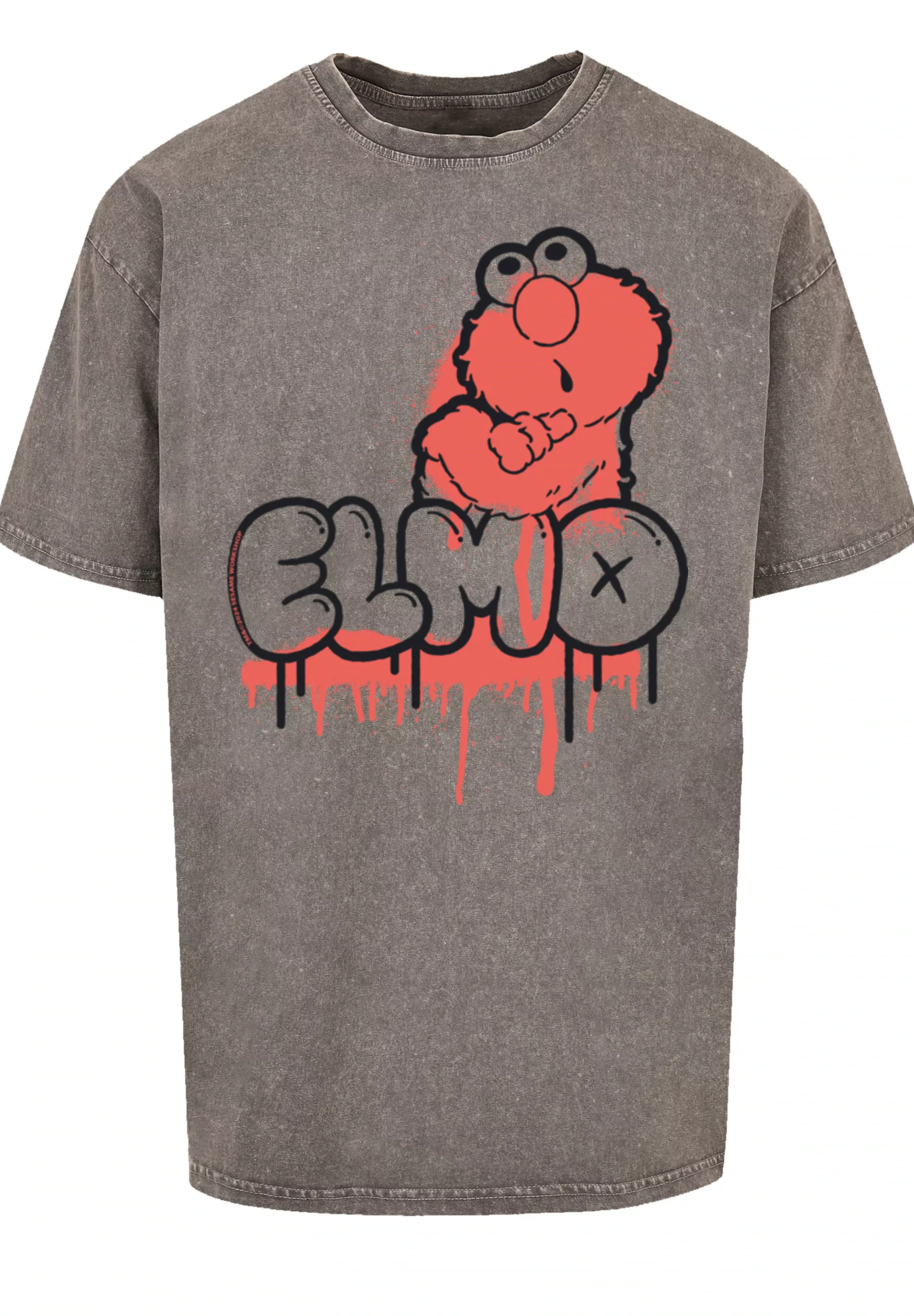 F4NT4STIC T-Shirt "Sesamstraße Elmo Graffiti", Premium Qualität günstig online kaufen