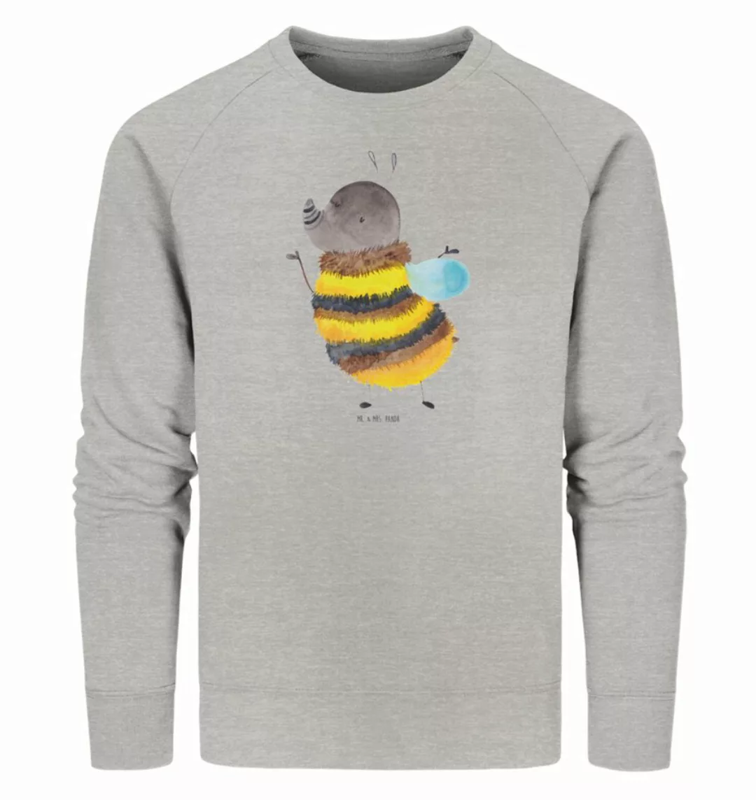 Mr. & Mrs. Panda Longpullover Größe L Hummel flauschig - Heather Grey - Ges günstig online kaufen