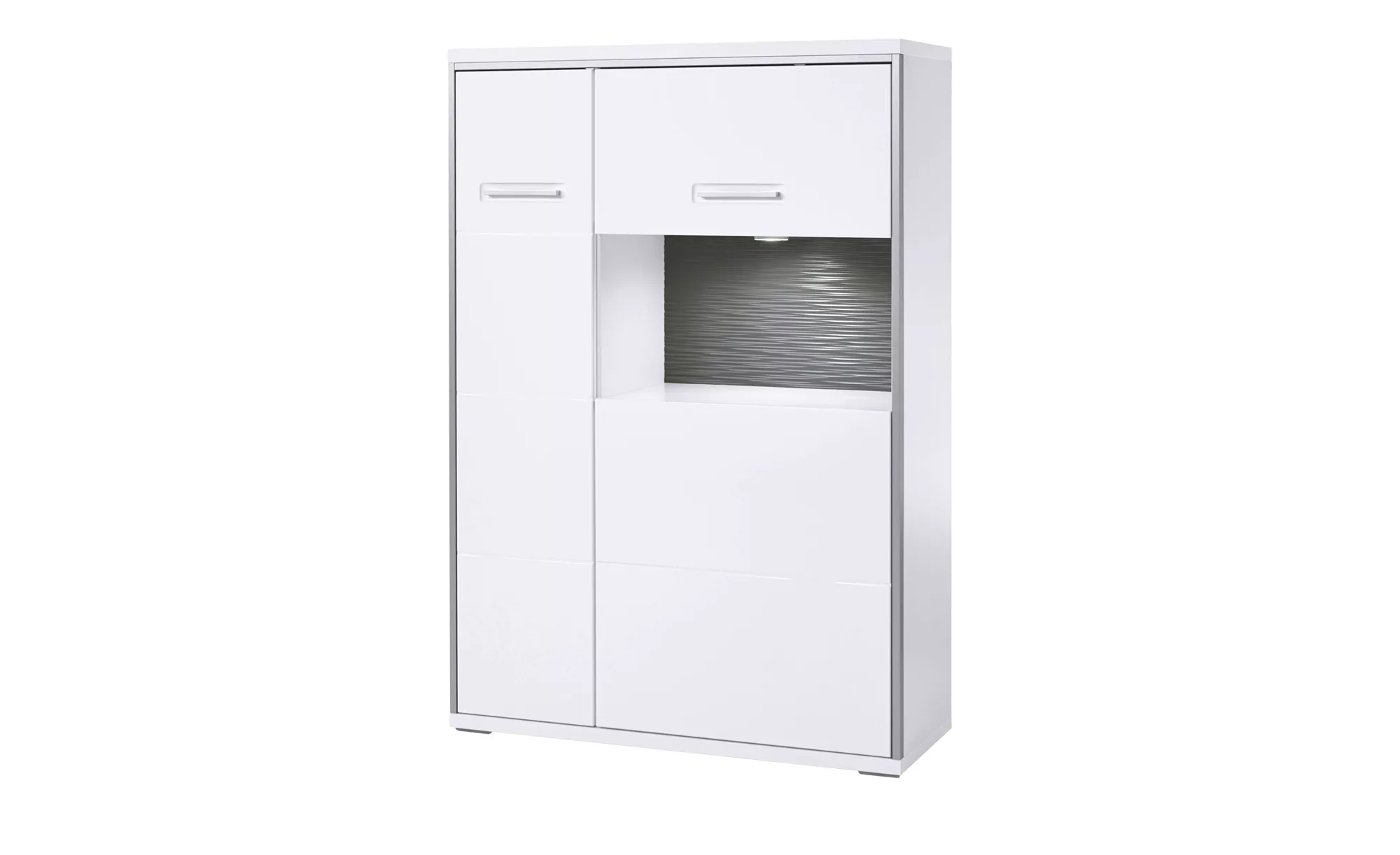 uno Highboard  Setto ¦ weiß ¦ Maße (cm): B: 94 H: 137 T: 38 Kommoden & Side günstig online kaufen