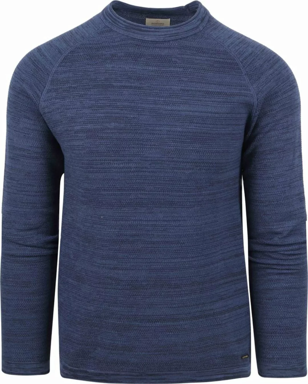 Dstrezzed Pullover Roar Melange Dunkelblau - Größe XL günstig online kaufen