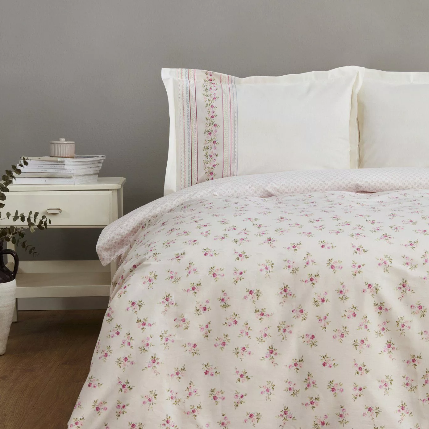 Karaca Home Bettwäsche Glen Pink 100% günstig online kaufen