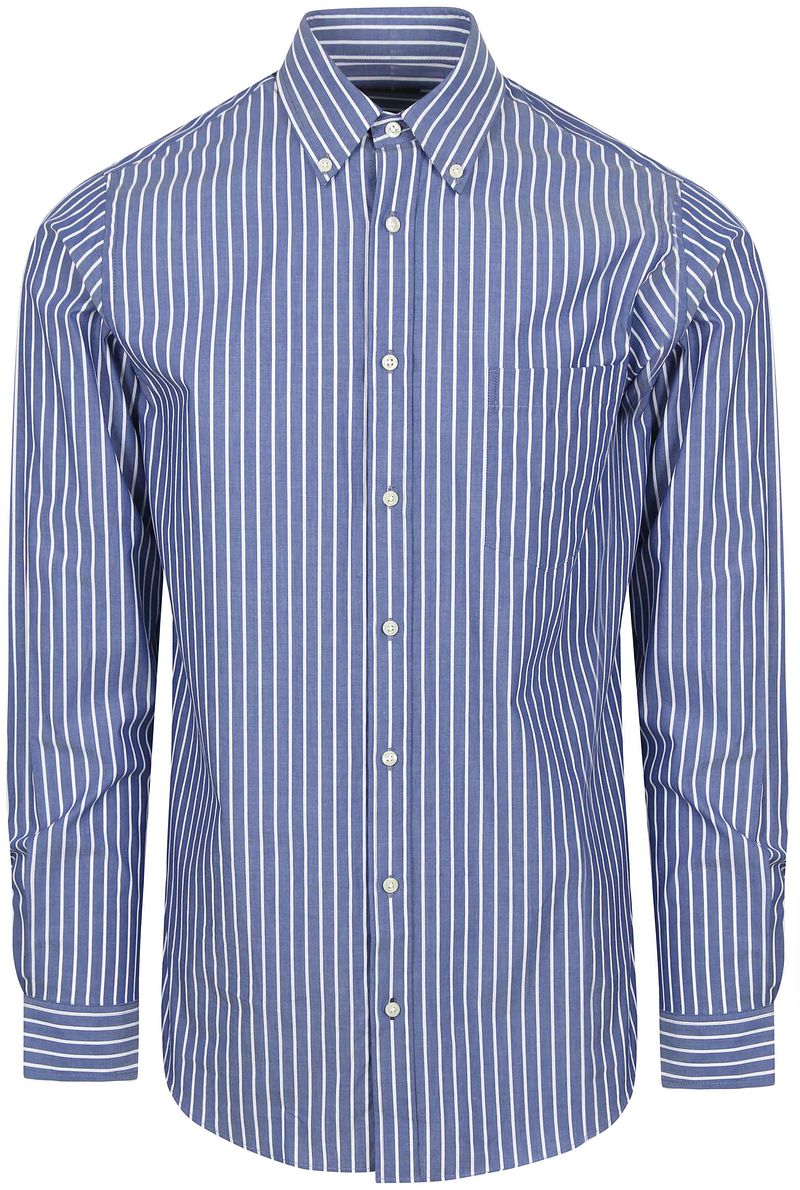 Steppin' Out Hemd Streifen Blau - Größe XXL günstig online kaufen