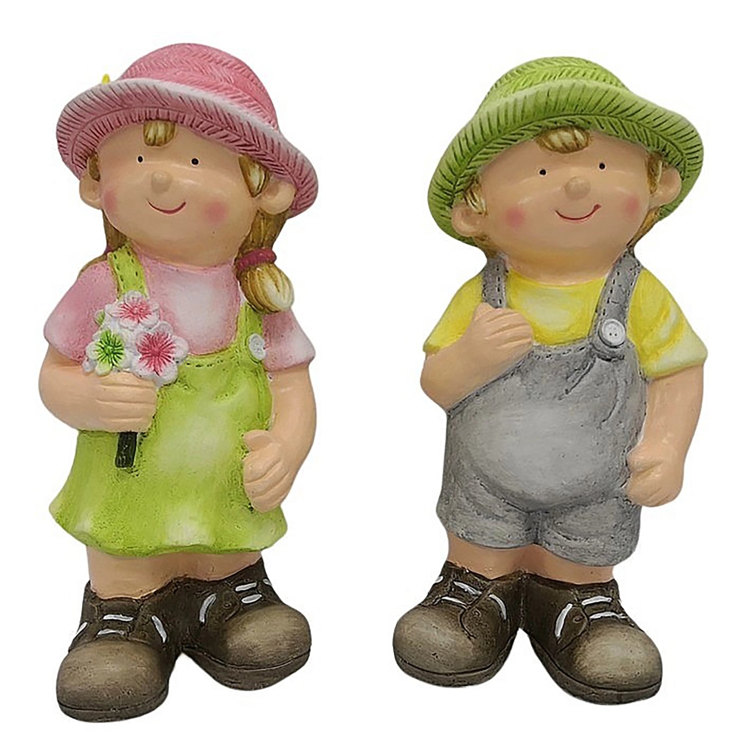 Boltze Deko-Figur Kinder Petty 2-fach sortiert 41 cm Mehrfarbig günstig online kaufen