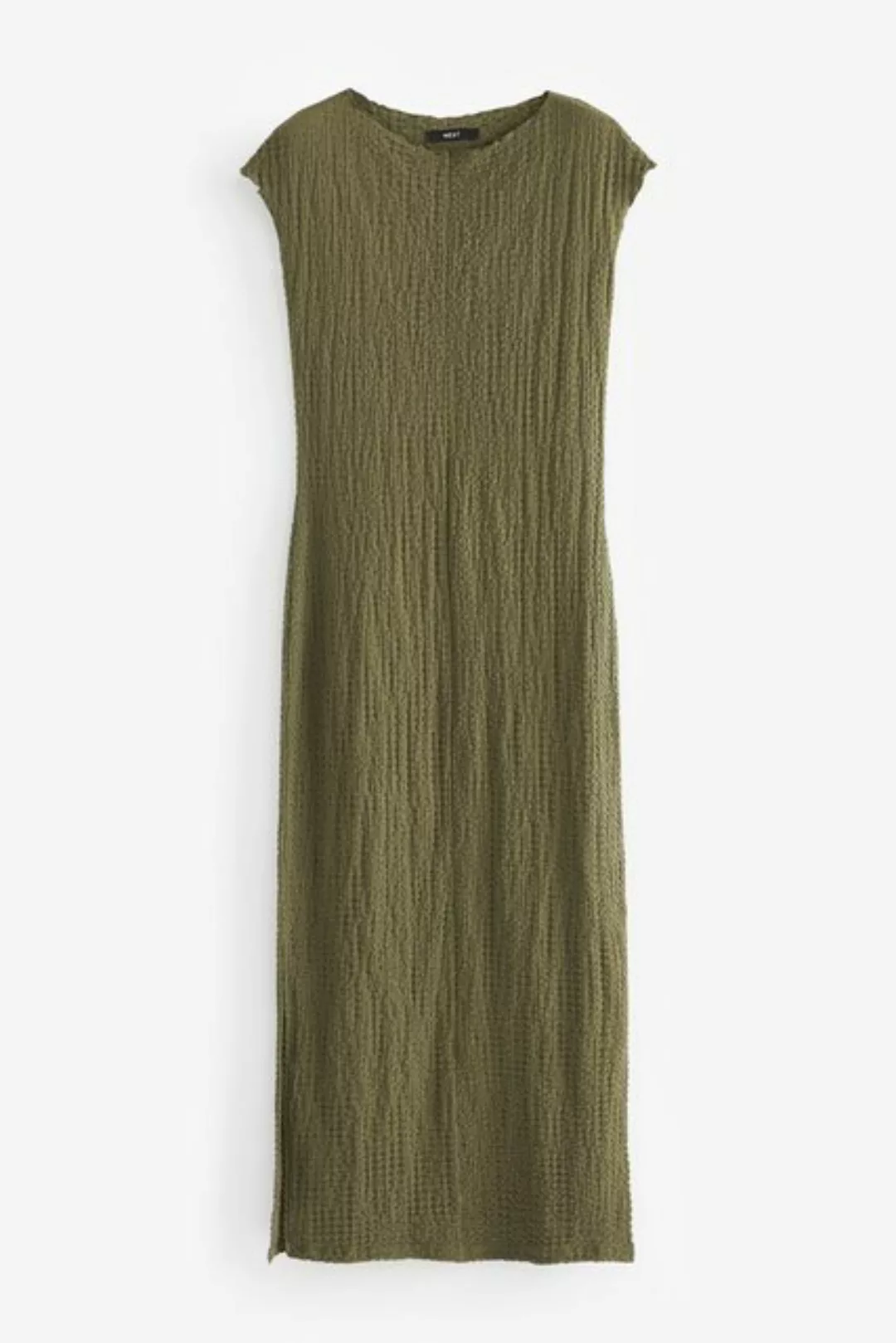 Next Jerseykleid Strukturiertes und gestuftes Kurzarm-Jerseykleid (1-tlg) günstig online kaufen