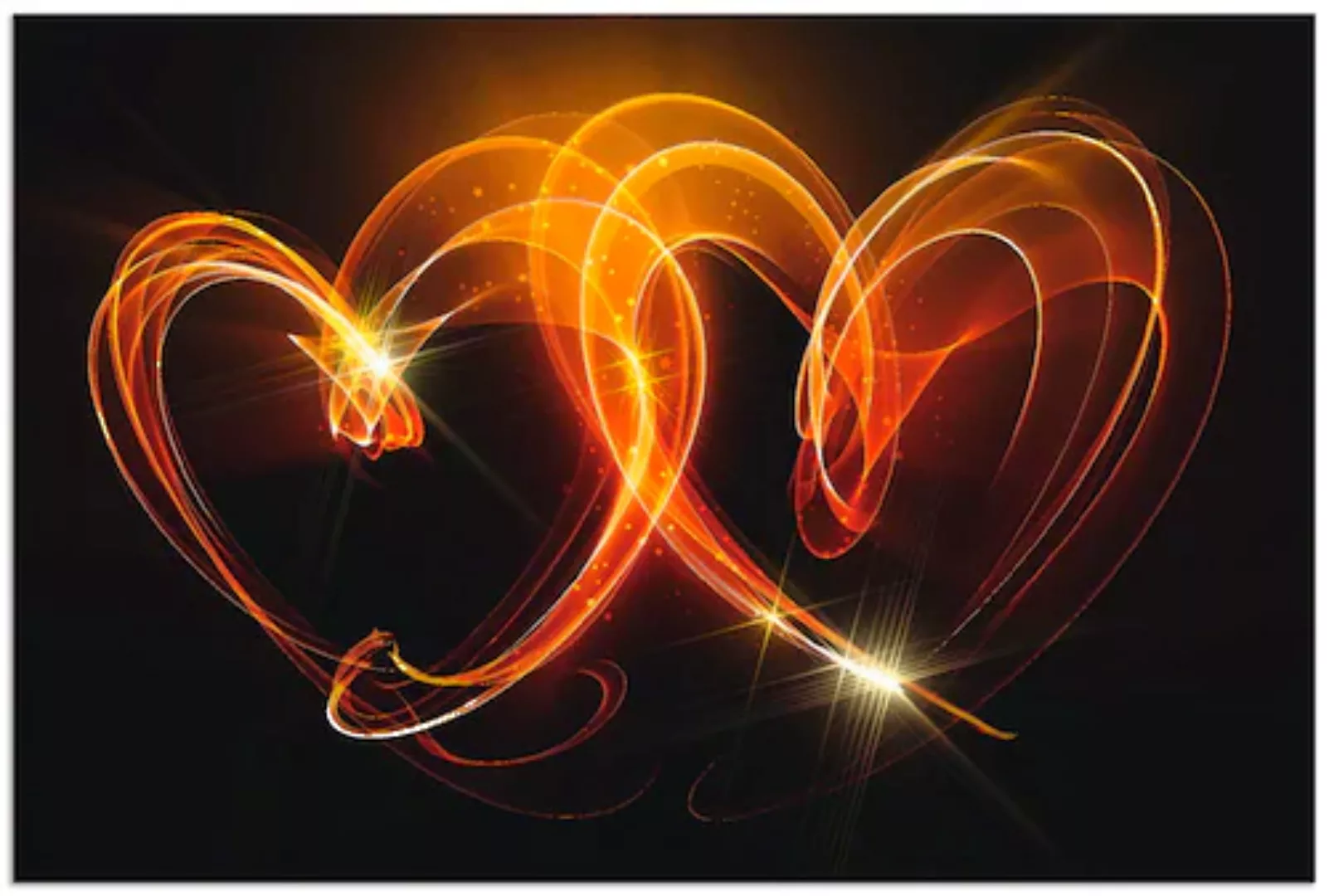 Artland Wandbild "Verbundenheit", Herzen, (1 St.), als Alubild, Outdoorbild günstig online kaufen