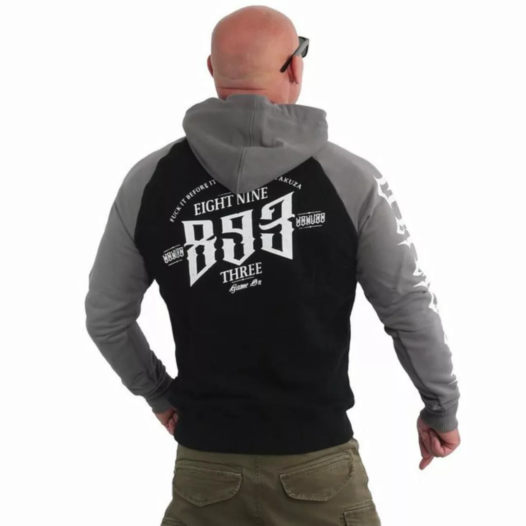 YAKUZA Hoodie Before Two Face mit Raglanärmeln und Colorblocking günstig online kaufen