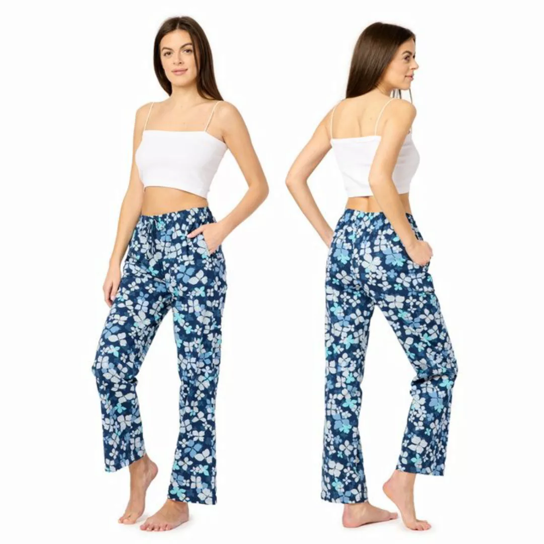 Merry Style Pyjamashorts Damen Schlafanzughose Lang MPP-001 aus Baumwolle ( günstig online kaufen