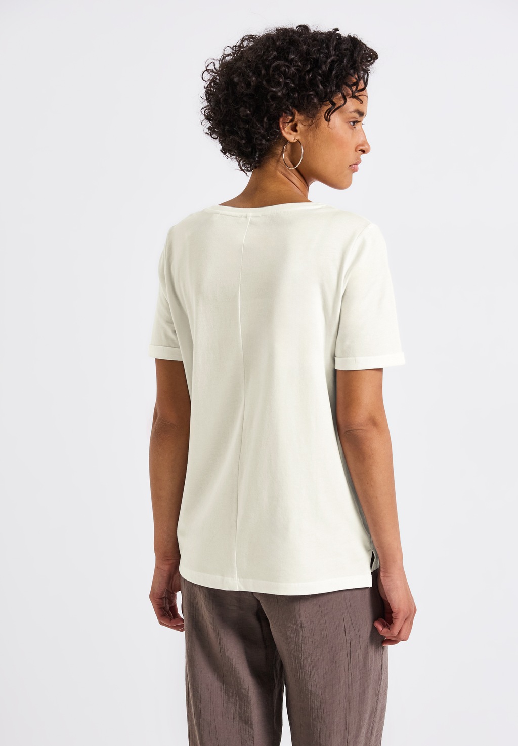 STREET ONE T-Shirt, mit U-Boot-Ausschnitt günstig online kaufen