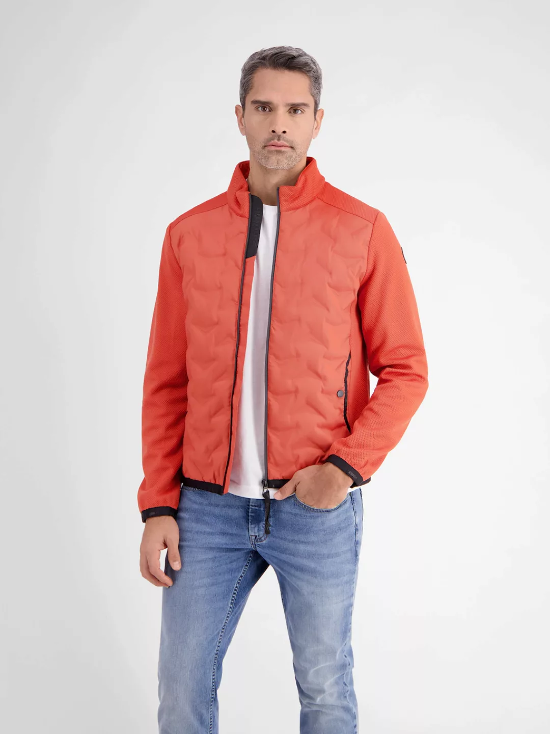 LERROS Steppjacke "LERROS Sportliche Hybrid-Jacke", ohne Kapuze günstig online kaufen