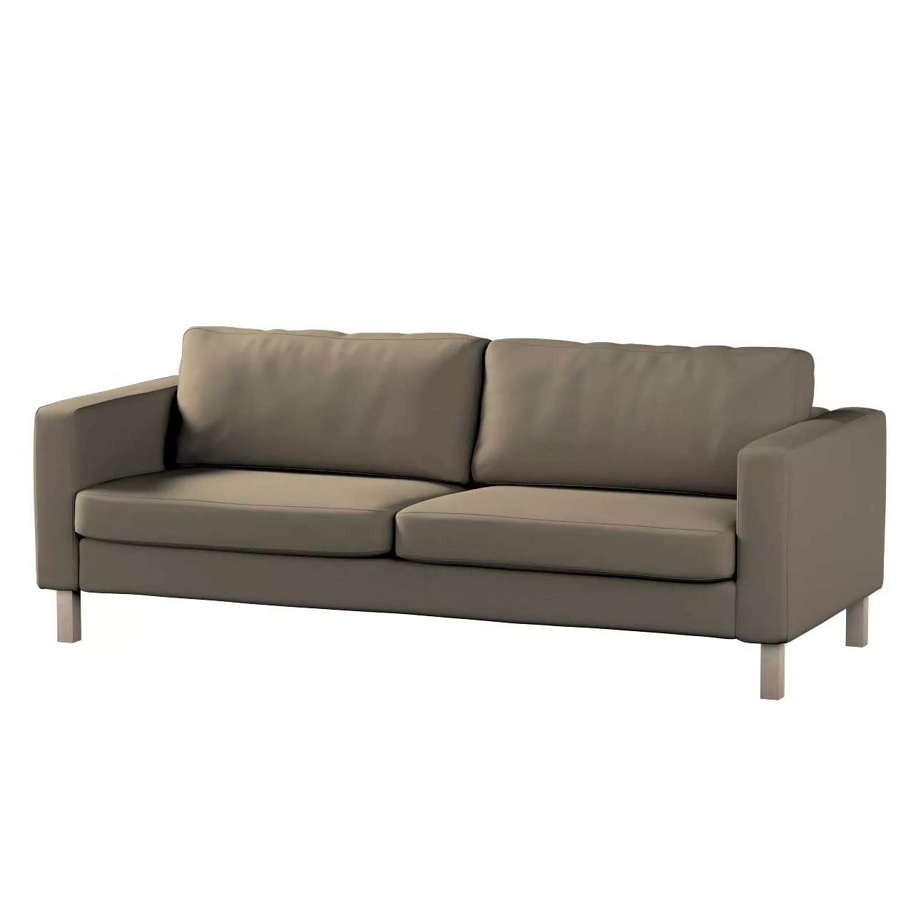 Bezug für Karlstad 3-Sitzer Sofa nicht ausklappbar, kurz, mokka, Bezug für günstig online kaufen
