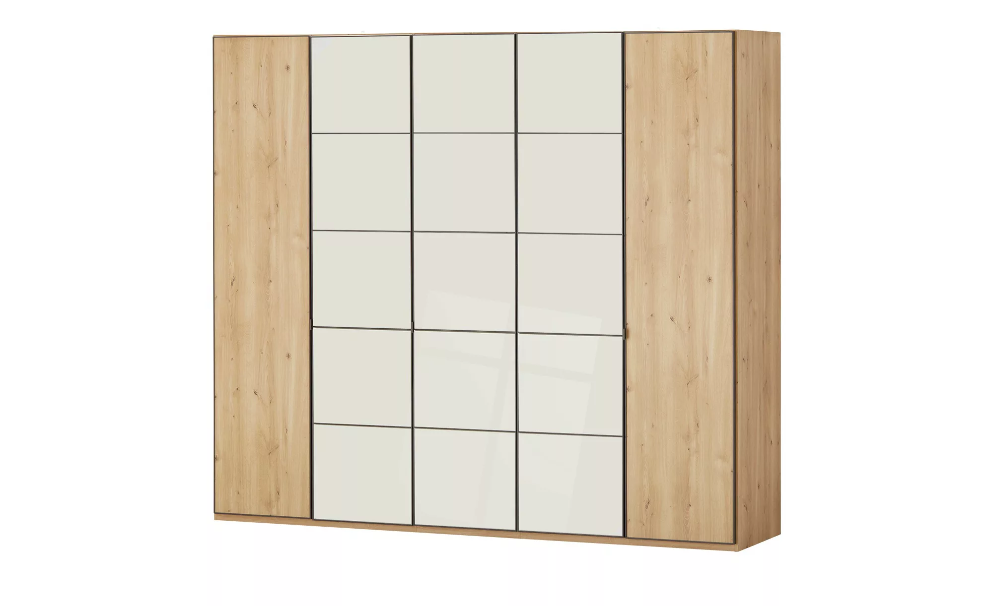 uno Drehtürenschrank  5-türig  Nefi ¦ holzfarben ¦ Maße (cm): B: 250 H: 216 günstig online kaufen