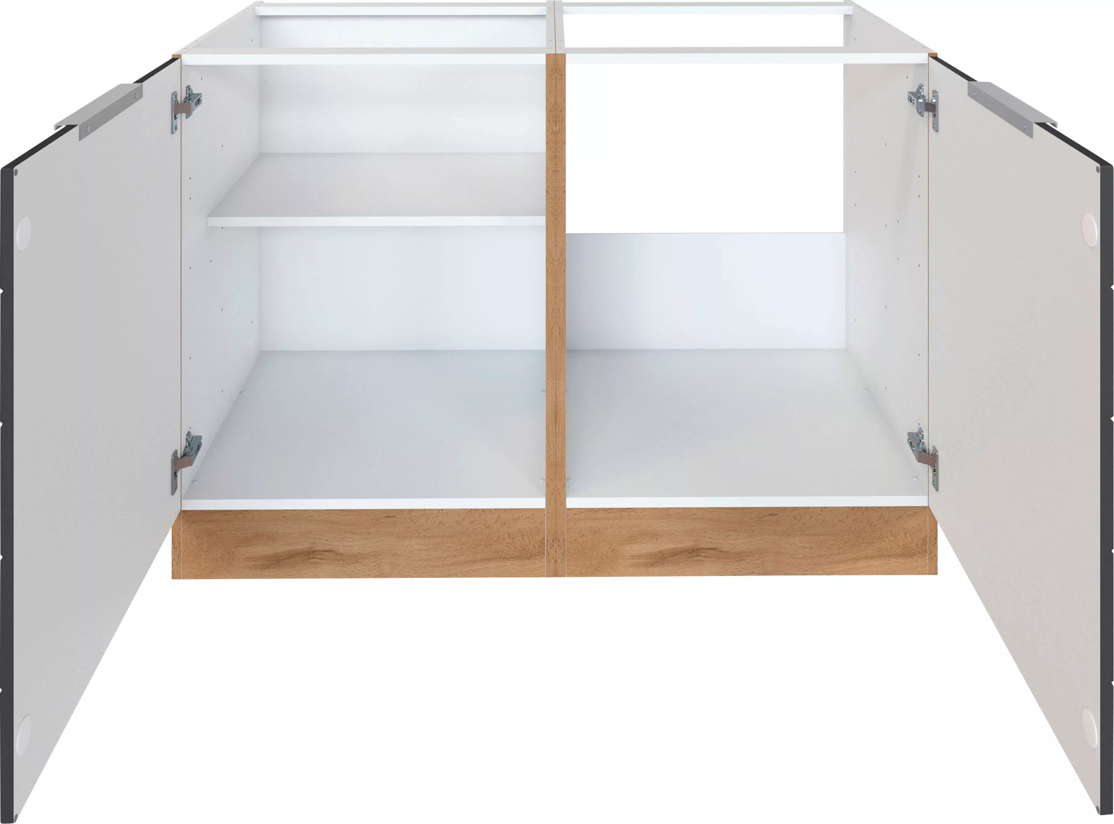 KOCHSTATION Spülenschrank "KS-Luhe", 120 cm breit, hochwertige MDF-Fronten günstig online kaufen