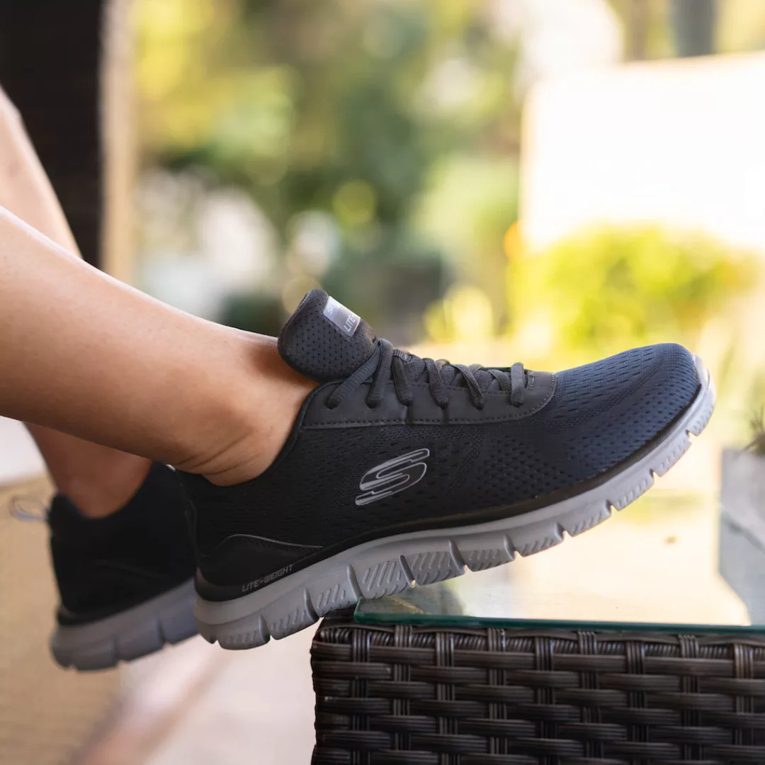 Skechers Sneaker "TRACK-RIPKENT", in veganer Verarbeitung, Freizeitschuh, H günstig online kaufen