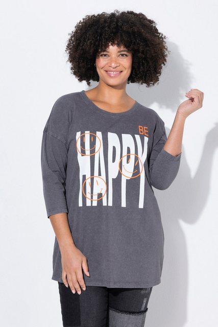 Angel of Style T-Shirt T-Shirt Boxy Fit Happy Vintage Look günstig online kaufen