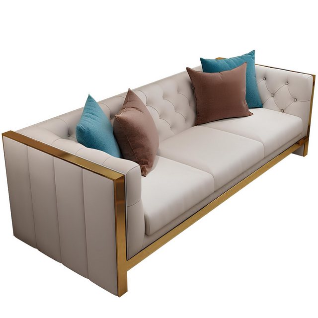 Xlmoebel Sofa Hochwertiges Designer-Sofa für drei Personen Polstermöbel Set günstig online kaufen