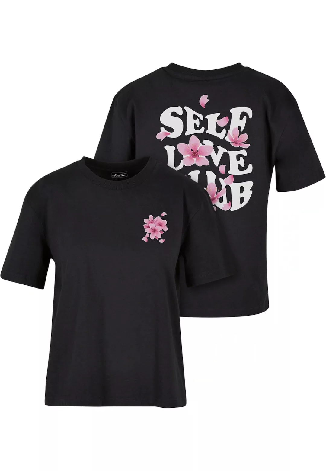 Miss Tee Kurzarmshirt "Miss Tee Damen Self Love Club Tee", (1 tlg.) günstig online kaufen