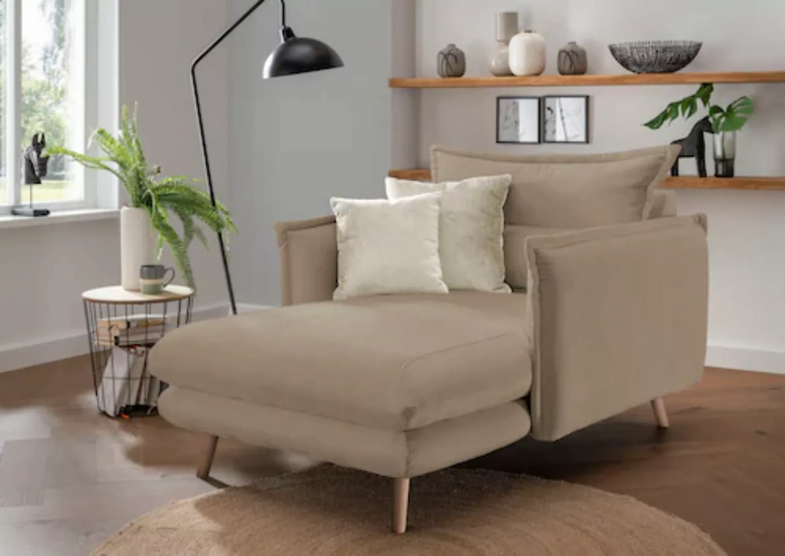 INOSIGN Loveseat »Lazio«, moderner Sessel mit einer bequemen Polsterung, 2 günstig online kaufen