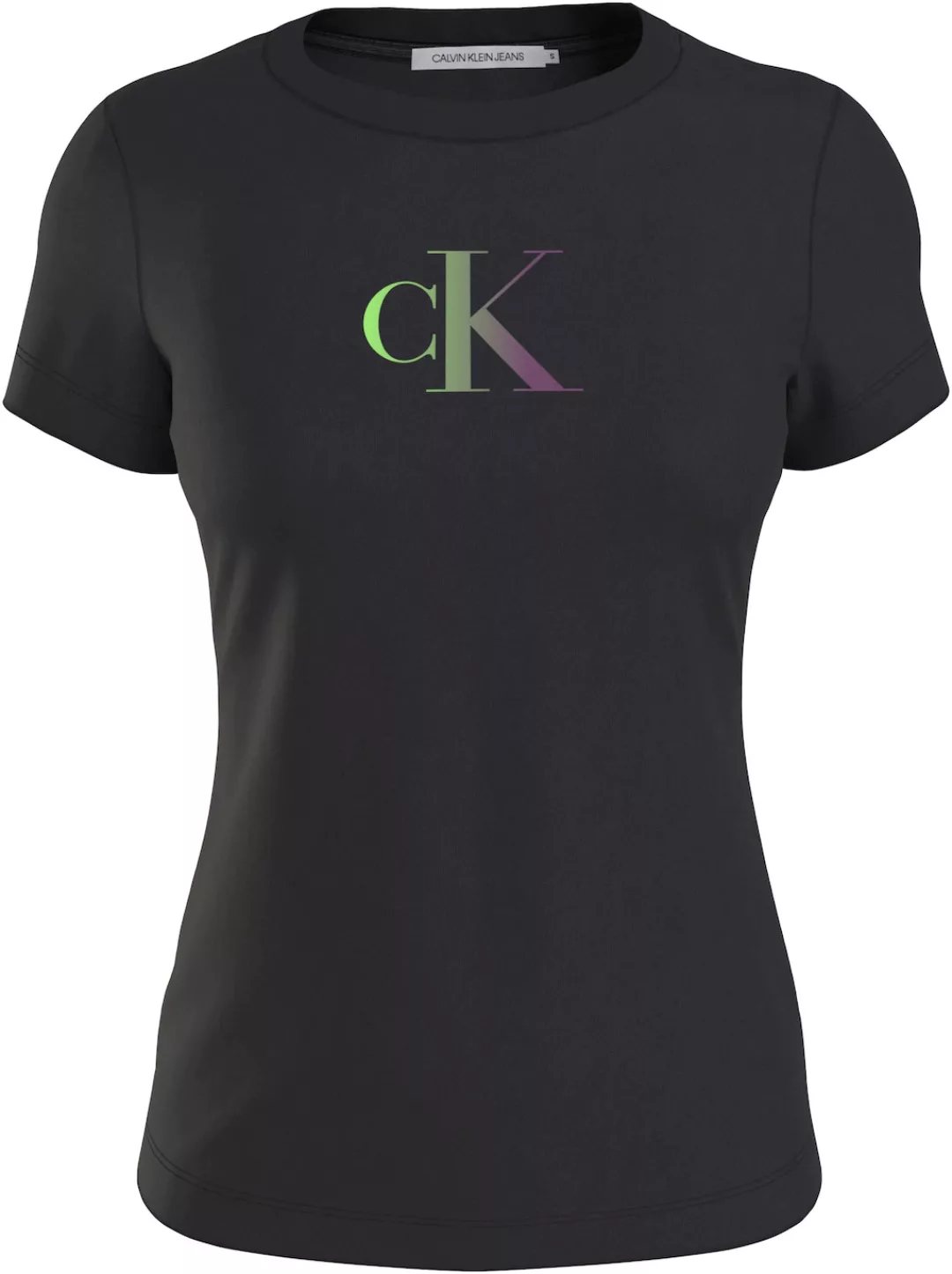 Calvin Klein Jeans T-Shirt mit Logomarkenlabel günstig online kaufen