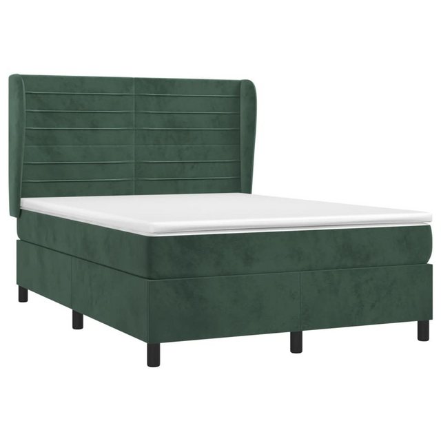 vidaXL Boxspringbett Bett Boxspringbett mit Matratze & Topper Samt versch. günstig online kaufen