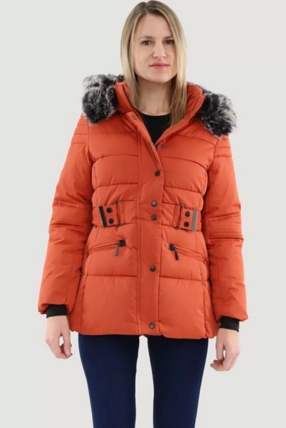 malito more than fashion Steppjacke 81169 figurbetonte gefütterte Winterjac günstig online kaufen