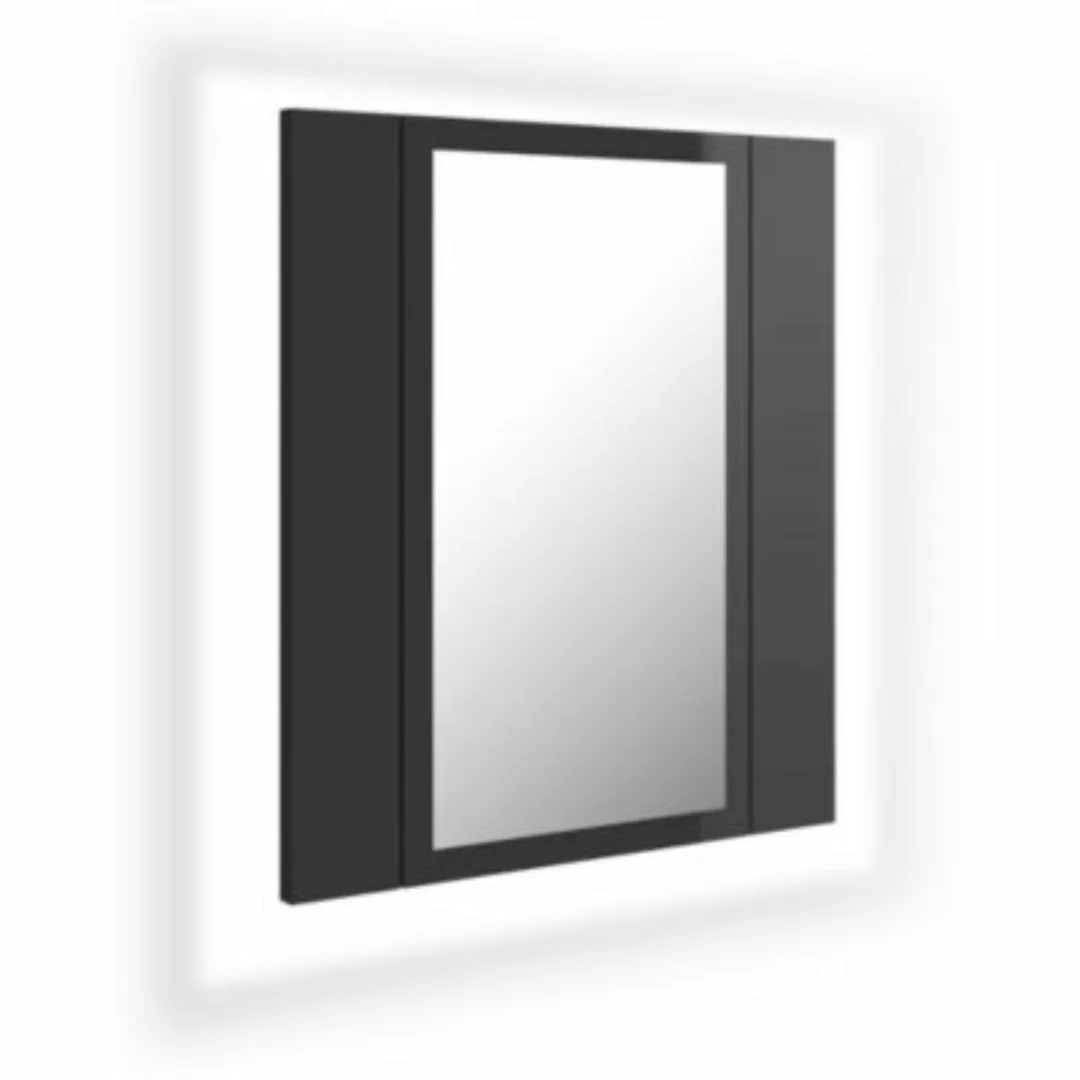 Led-bad-spiegelschrank Hochglanz-grau 40x12x45 Cm günstig online kaufen