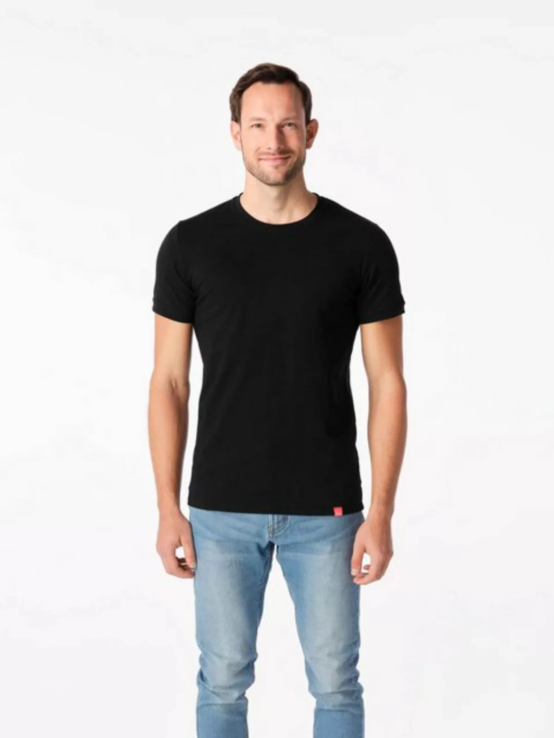 CityZen T-Shirt T-Shirt Antischweiß Herren Slim-Fit Shirt CityZen® - Rundha günstig online kaufen