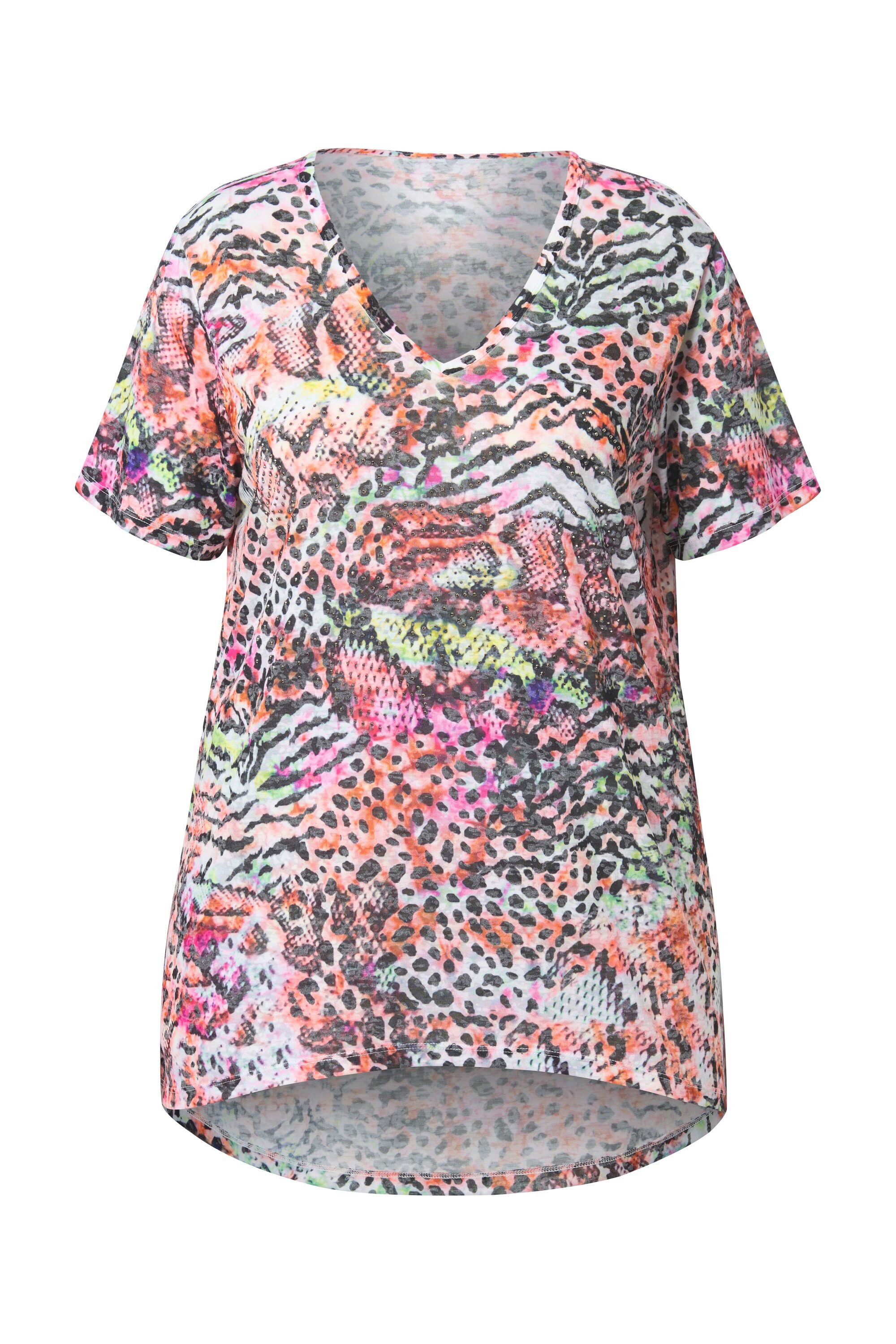 MIAMODA T-Shirt T-Shirt A-Linie Animal-Muster günstig online kaufen
