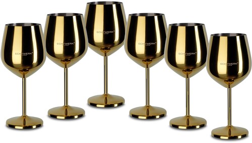 ECHTWERK Weinglas, (Set, 6 tlg.), PVD Beschichtung, 6-teilig günstig online kaufen