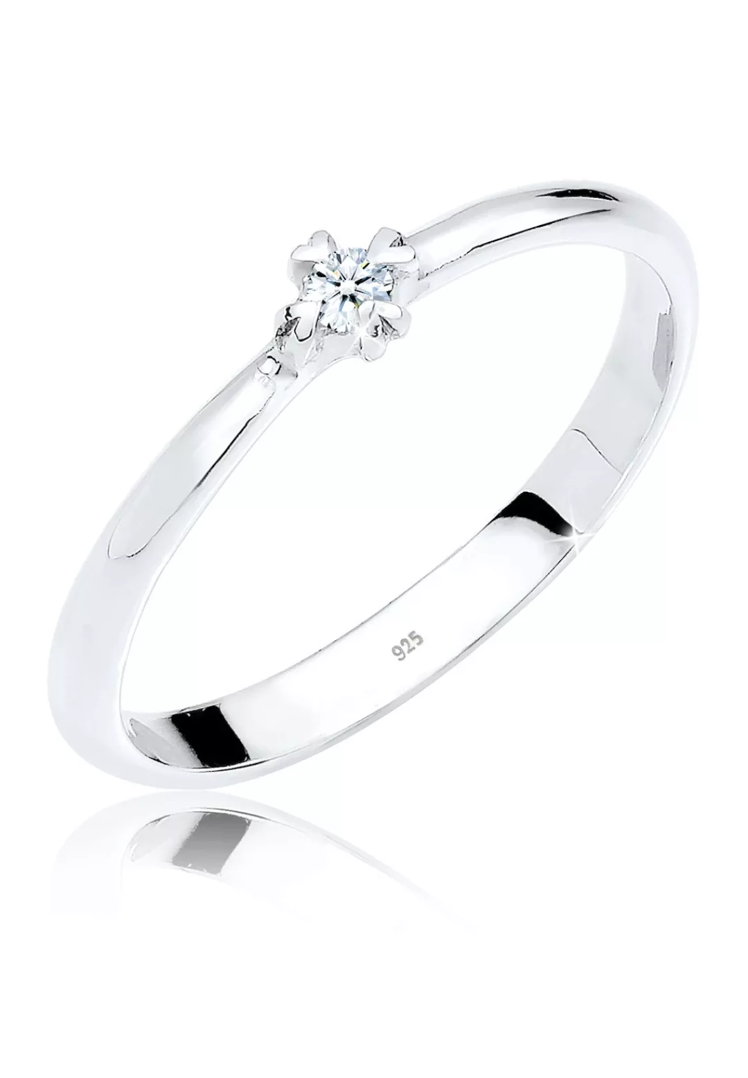 Elli DIAMONDS Verlobungsring "Solitär Verlobung Diamant 0.03 ct. 925 Silber günstig online kaufen